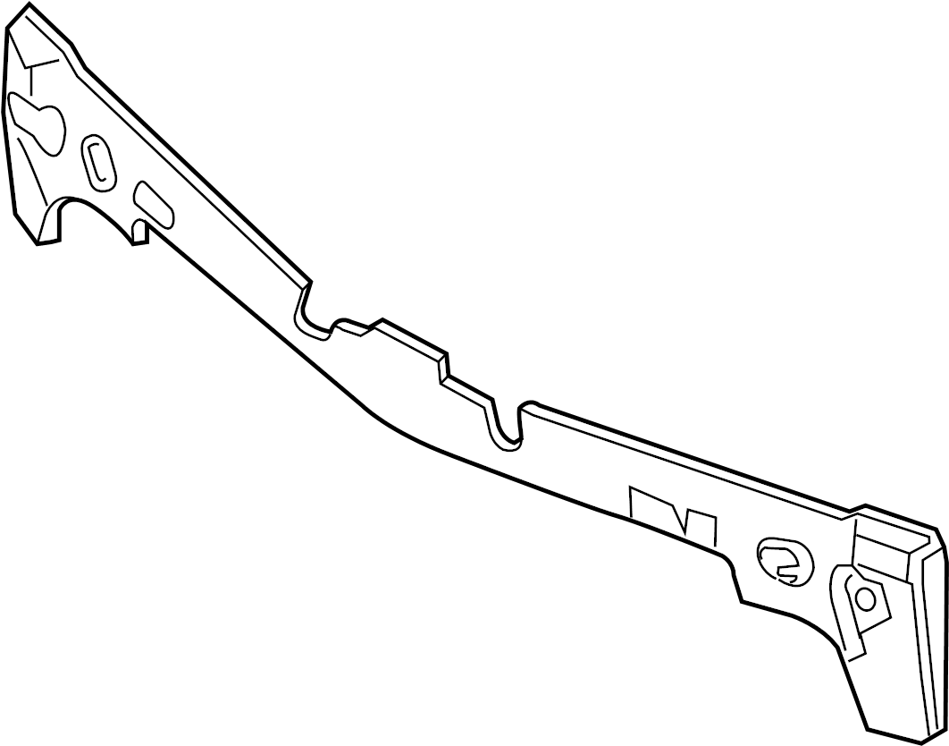 View DB4F50111A Bumper Impact Absorber (Front) Full-Sized Product Image