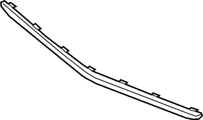 View D51G50B31 Grille Molding Full-Sized Product Image