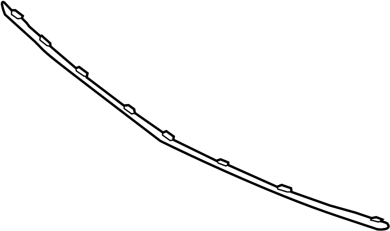 View DD2K50B31 Grille Molding Full-Sized Product Image