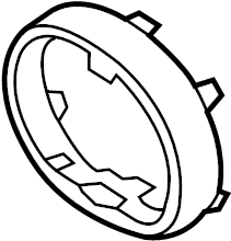View D10L50716 Grille Emblem Bracket Full-Sized Product Image