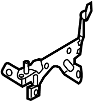 View D09W61470 A/C Refrigerant Line Bracket Full-Sized Product Image