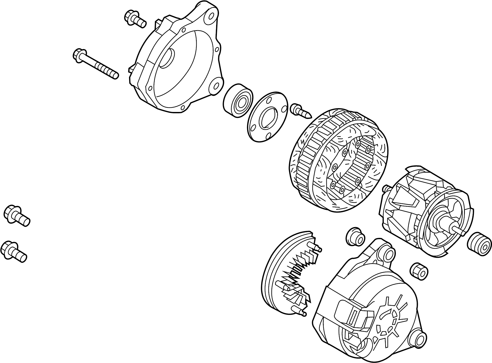 View P51X18300B Alternator.  Full-Sized Product Image