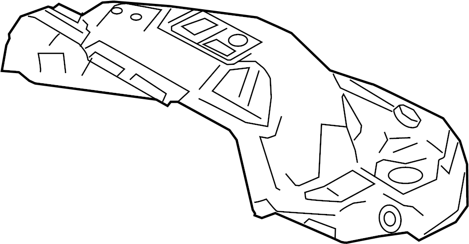 View PEG813390A Shield. Heat. Exhaust. Manifold. (Lower) Full-Sized Product Image