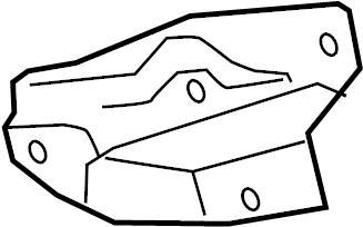 View P55113380 Exhaust Manifold Heat Shield Full-Sized Product Image