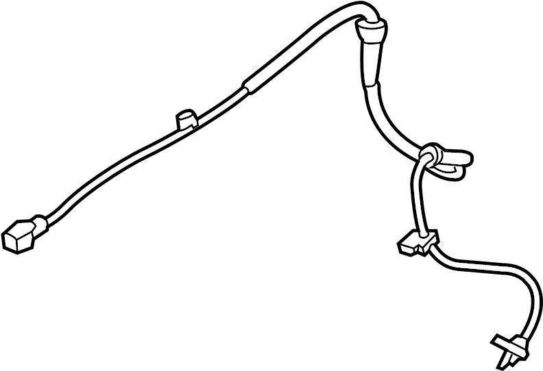 View D10E4370X ABS Wheel Speed Sensor (Front) Full-Sized Product Image