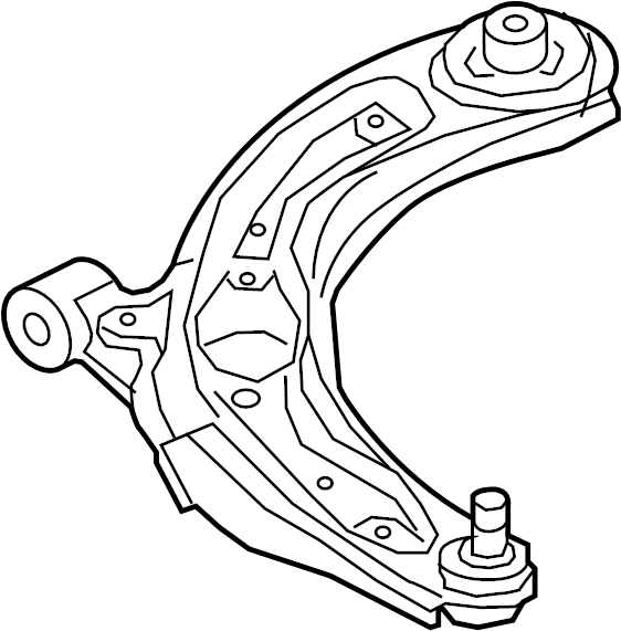 View D24H34300C Suspension Control Arm (Lower) Full-Sized Product Image