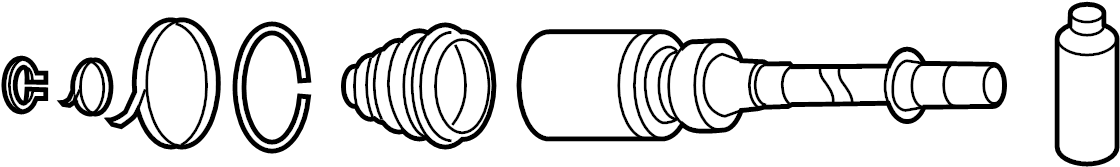 View FTD522520 CV Joint Kit (Right) Full-Sized Product Image