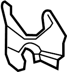 View BHS2881F702 Seat Hinge Cover Full-Sized Product Image