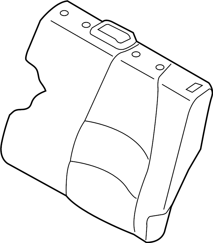View DN3G8845139 Seat Back Cushion Cover (Rear) Full-Sized Product Image