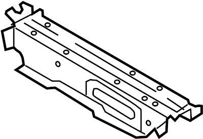 View DB4F54650A Floor Pan Crossmember Full-Sized Product Image
