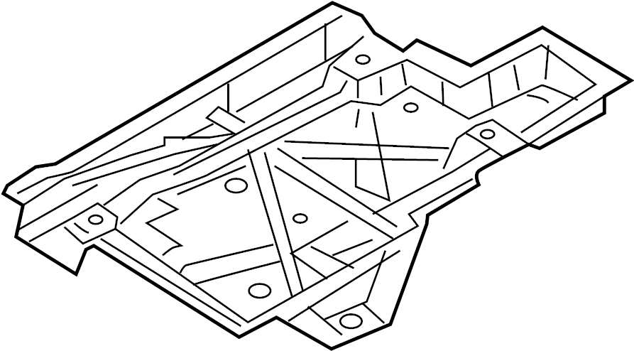View D09H56122A Floor Pan Splash Shield Full-Sized Product Image