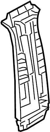 View DM0P6819075 Door Pillar Post Trim Set (Upper) Full-Sized Product Image