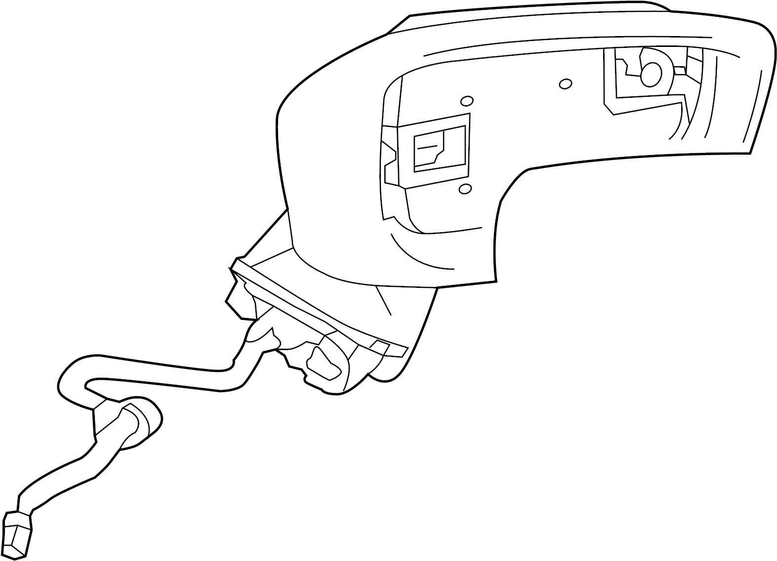View TM55-69-121A BODY(R), DOOR MIRROR Full-Sized Product Image