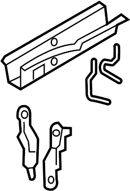 View D1YE5481Y Frame Rail End (Left, Rear) Full-Sized Product Image