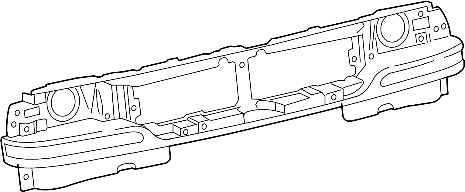 View 1F7050770 Grille Molding (Front, Upper, Lower) Full-Sized Product Image