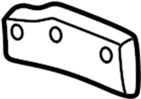 View ZZP053489A Fender Splash Shield (Right, Rear) Full-Sized Product Image