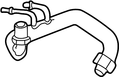 View 1F6120310 Exhaust Gas Recirculation (EGR) Tube Full-Sized Product Image