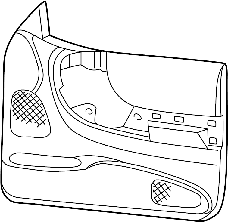 View ZZS16845027 Door Interior Trim Panel Full-Sized Product Image