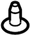 View 9XG0558901 Retainer. Liner. Wheel. Fender. Molding.  Full-Sized Product Image
