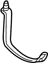 View ZZP142750 Fuel Tank Strap (Front) Full-Sized Product Image