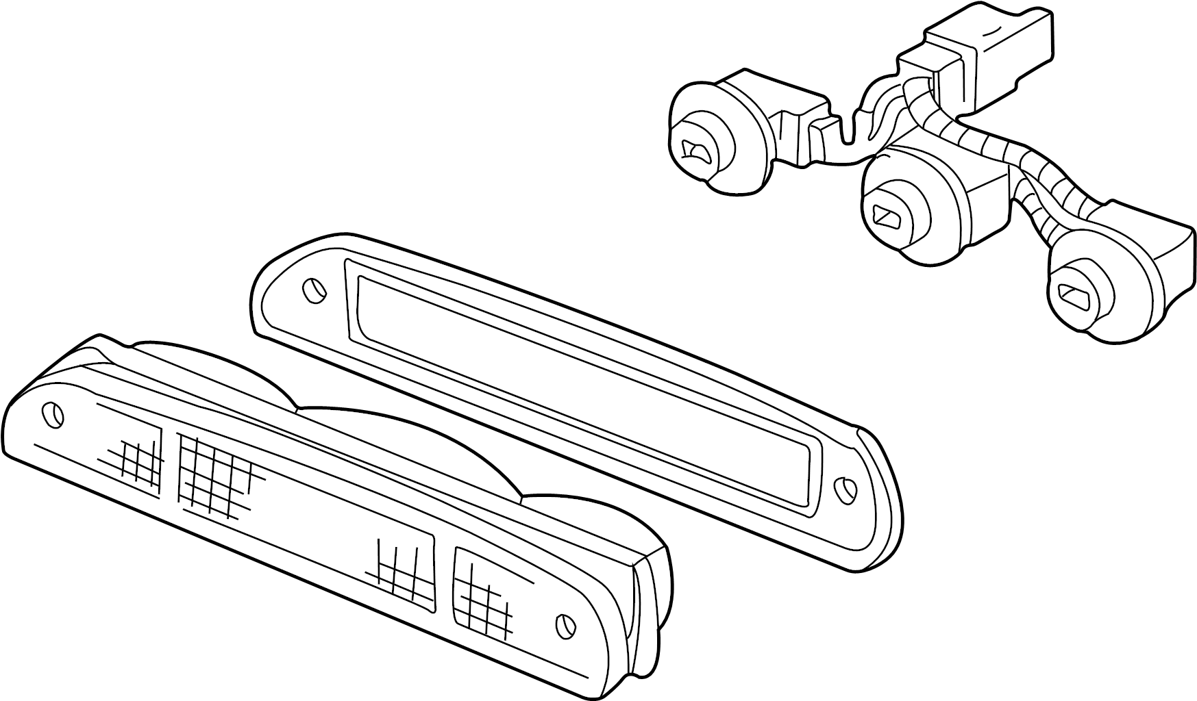 View 1F0051580A Center High Mount Stop Light Full-Sized Product Image