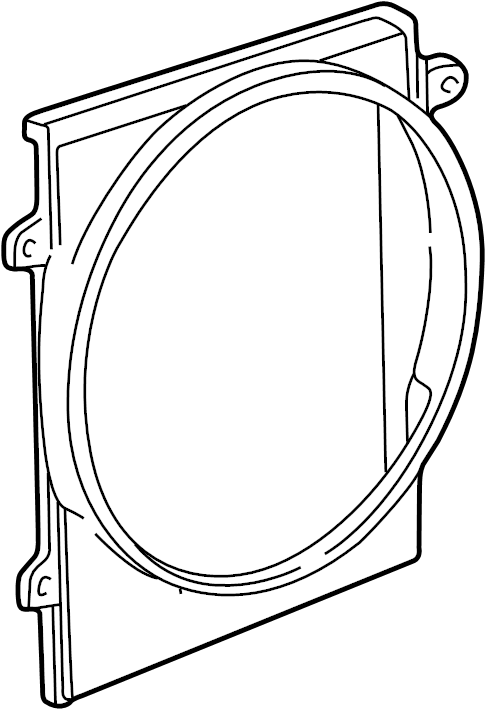 View ZZP115210 Engine Cooling Fan Shroud Full-Sized Product Image