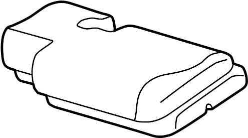 View ZZP088162 Seat Cushion Pad (Left) Full-Sized Product Image