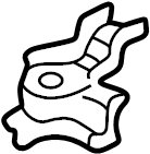 View YF0915250H Radiator Mount Bracket (Left, Upper) Full-Sized Product Image