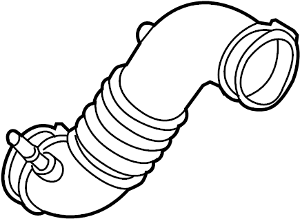 View L3H61303X Engine Air Intake Hose Full-Sized Product Image