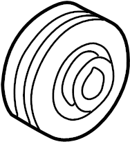 View YF0911401 Engine Crankshaft Pulley Full-Sized Product Image
