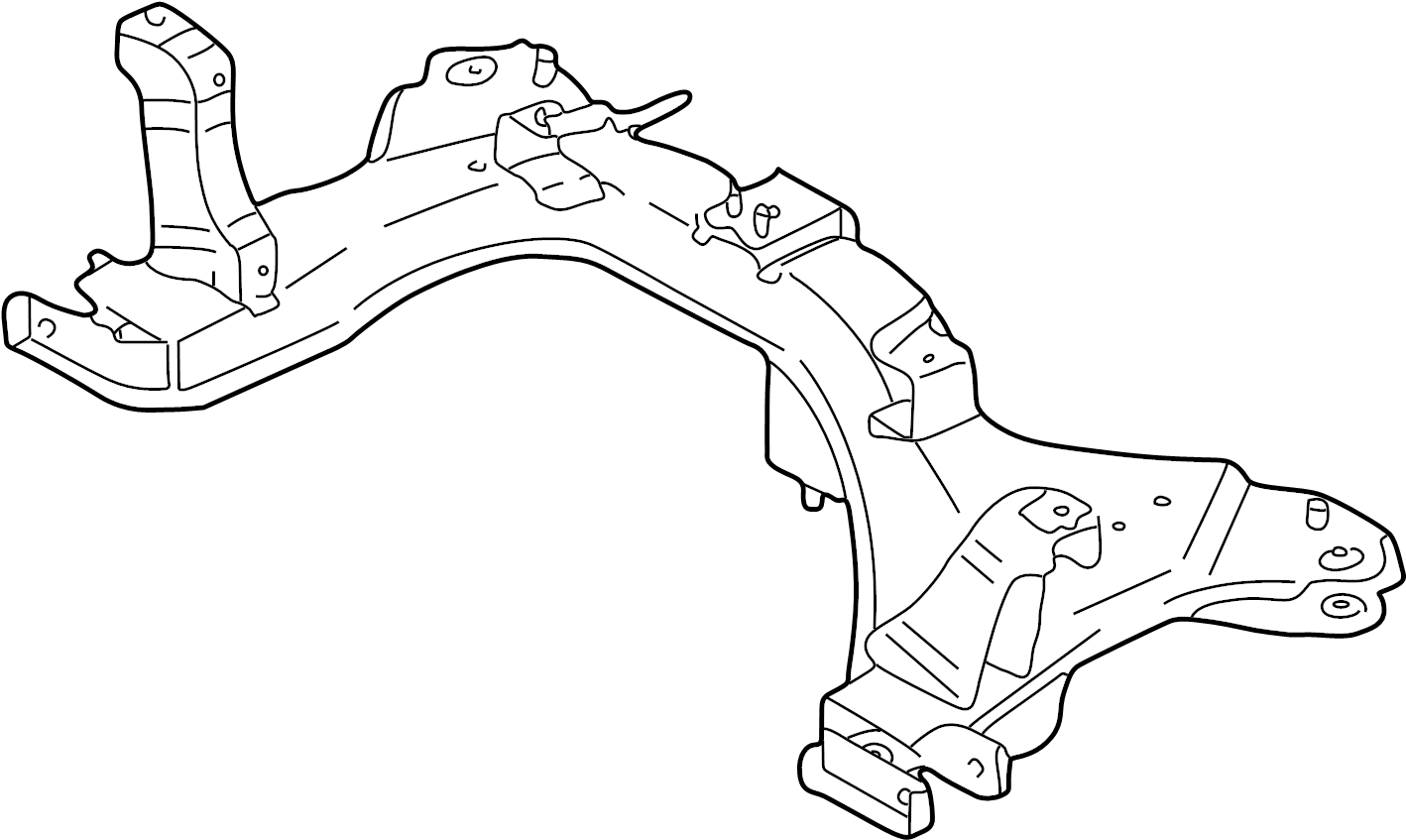 View EC0134800F Engine Cradle (Front) Full-Sized Product Image