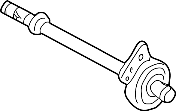 View ZZC225700 CV Intermediate Shaft Full-Sized Product Image