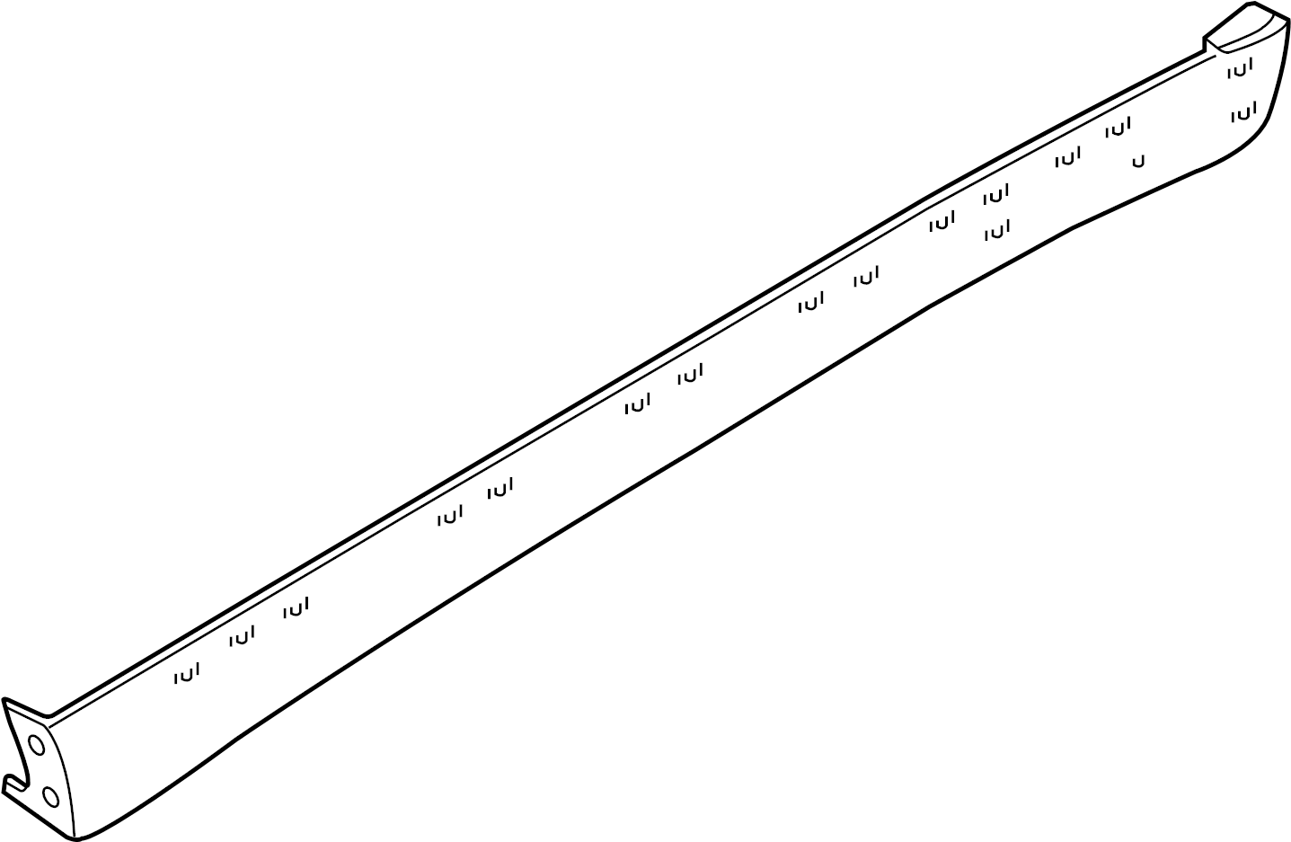 View EF9251P40AA Rocker Panel Guard (Right) Full-Sized Product Image