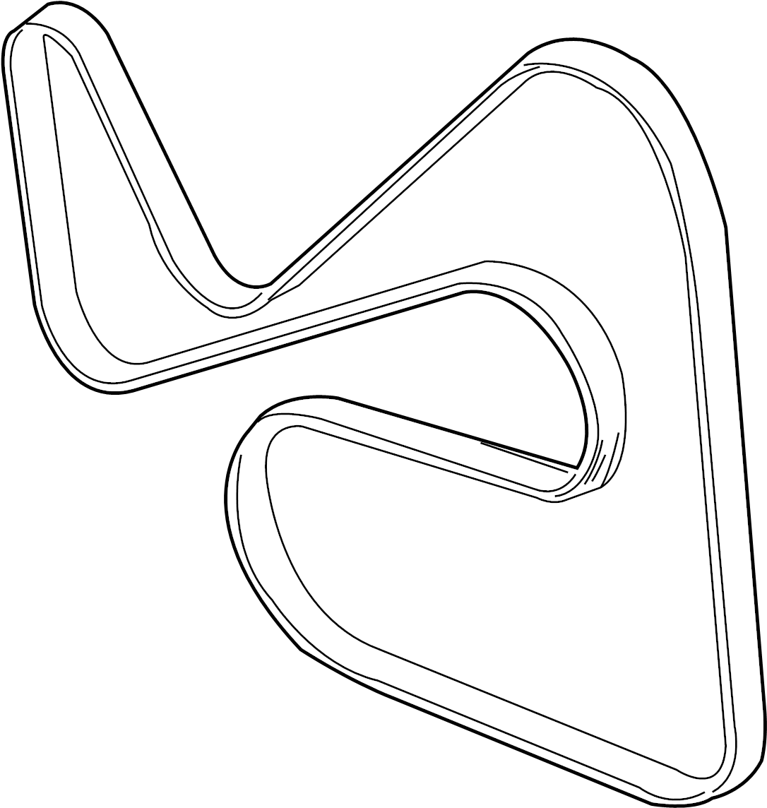 View ZZC518381A Serpentine Belt Full-Sized Product Image