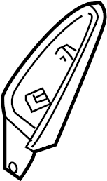 View ZZC06911105 Door Trim Molding (Right, Upper) Full-Sized Product Image