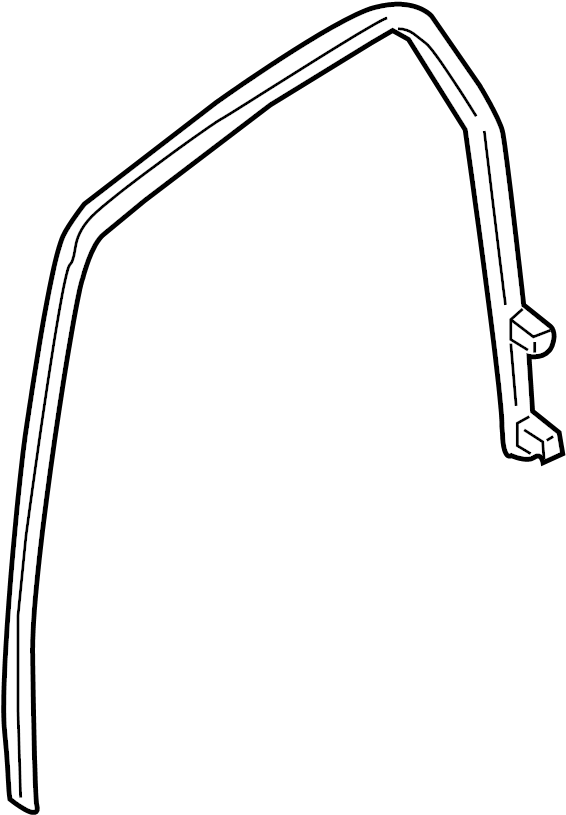 View ZZCA72581 Window Channel (Right) Full-Sized Product Image