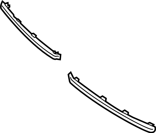 View TC3N50B41 Grille Molding (Right, Upper) Full-Sized Product Image