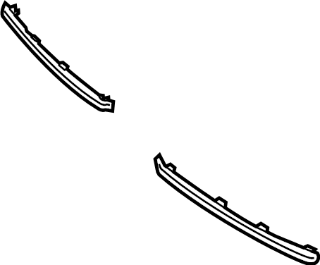 View TK4950B51A Grille Molding (Left, Upper) Full-Sized Product Image