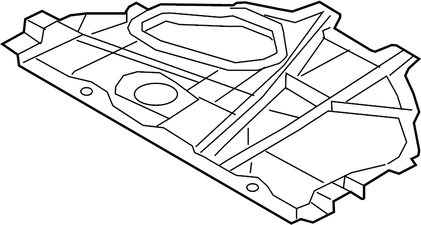 View KE6456110C Radiator Support Splash Shield Full-Sized Product Image