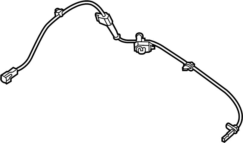 View TK784370X ABS Wheel Speed Sensor (Front) Full-Sized Product Image