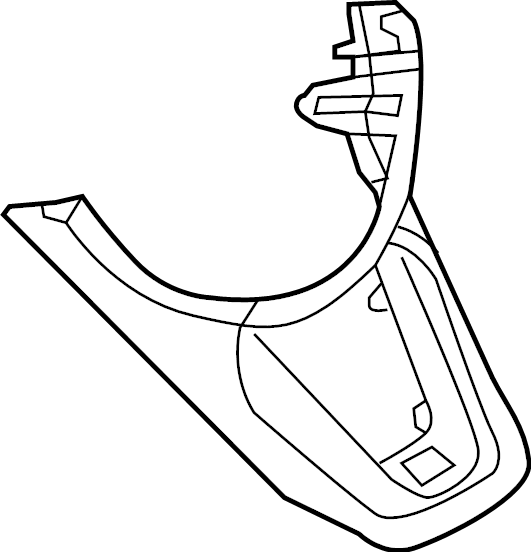 View TK5132983A02 Steering Wheel Trim (Lower) Full-Sized Product Image