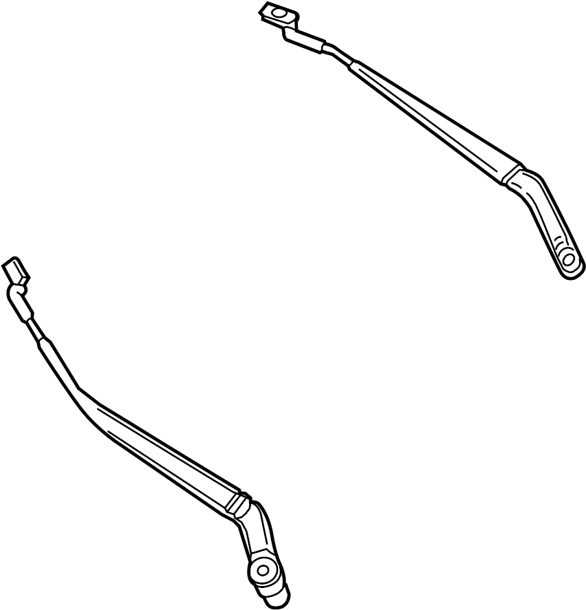 View TK4867321 Windshield Wiper Arm (Front) Full-Sized Product Image