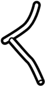 View TK5367501 Windshield Washer Hose (Upper) Full-Sized Product Image