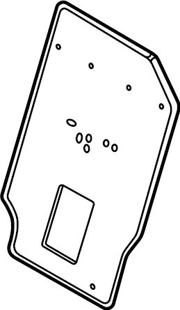 View K132882F0 Seat Back Panel (Right, Rear) Full-Sized Product Image