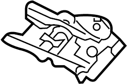 View TK487124Z Body A-Pillar Reinforcement Plate (Front, Upper) Full-Sized Product Image