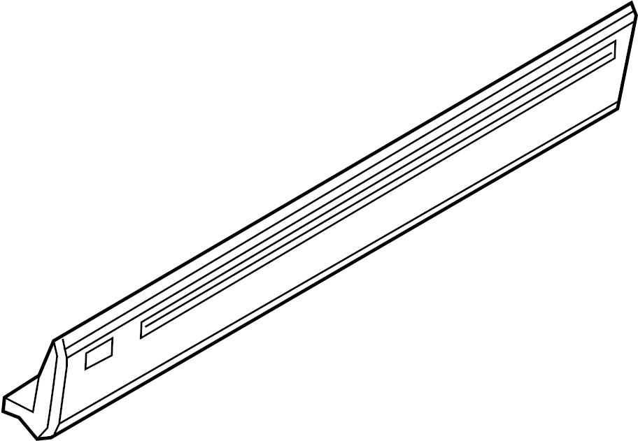 View TK4851RA0B Door Molding (Right, Lower) Full-Sized Product Image