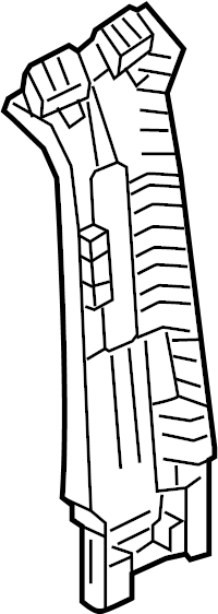 View TK4868190A02 Door Pillar Post Trim Set (Upper) Full-Sized Product Image