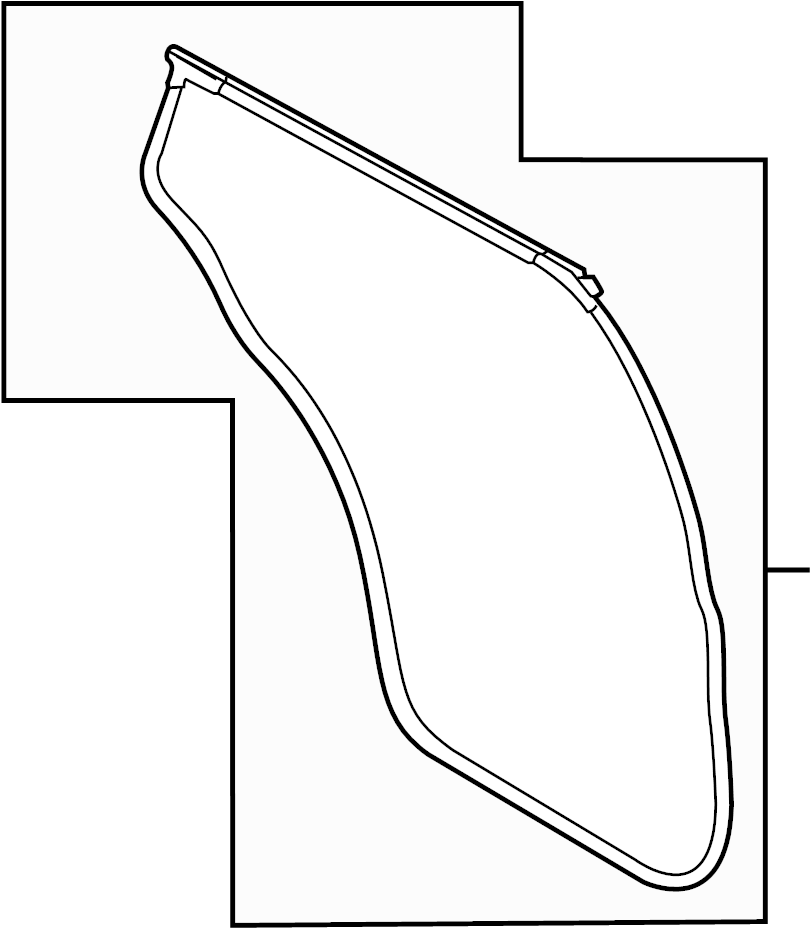 View TK4872760B Door Seal (Right, Rear) Full-Sized Product Image
