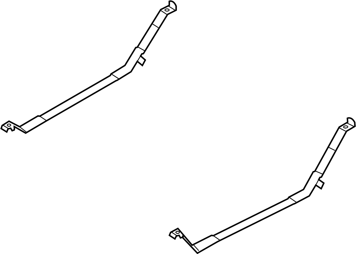 View TK4842720 Fuel Tank Strap (Rear) Full-Sized Product Image