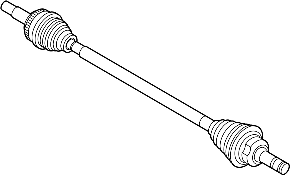 View RTA42550XA CV Axle Assembly Full-Sized Product Image